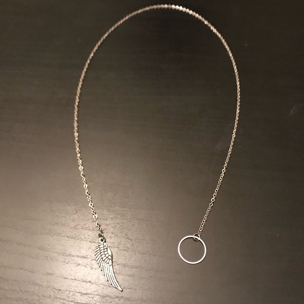 ๐HP๐ Lariat Wing Pendant - Handmade Necklace - Picture 3 of 4